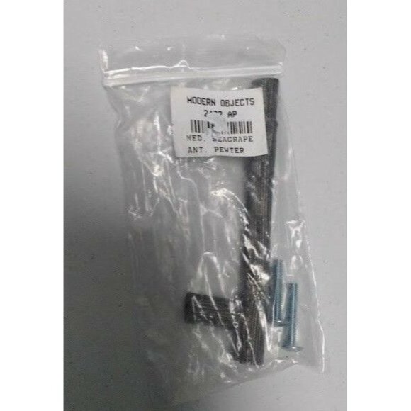 Modern Objects DRAWER PULL Twig Branch MEDIUM SEAGRAPE Antique Pewter Tree 2482 - Picture 3 of 11